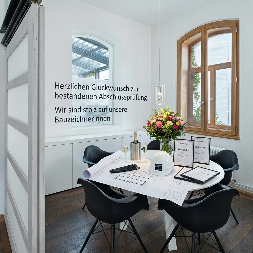 Glückwunsch zur bestandenen Abschlussprüfung